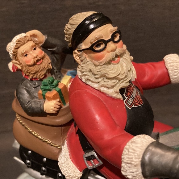 Harley-Davidson “Santa’s Sled” Limited Edition Figurine-vintage 1998 - Picture 2 of 12